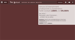 Desktop Screenshot of bar-artist.de